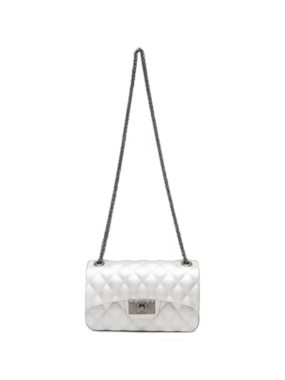 Marc Ellis Flat Falcon Quilted Shoulder Bag In White