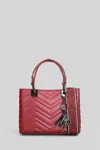 Marc Ellis Flat Krissy M Wave Shoulder Bag In Red