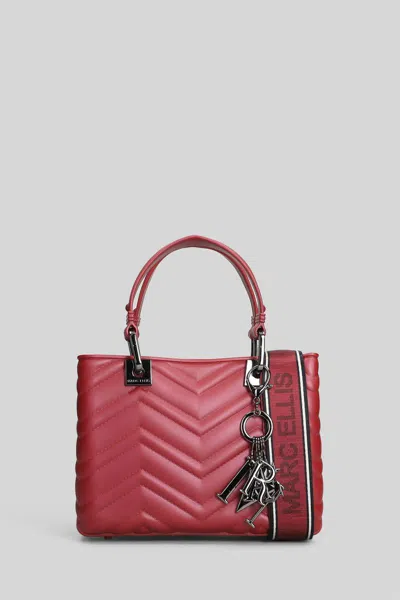 Marc Ellis Flat Krissy M Wave Shoulder Bag In Red
