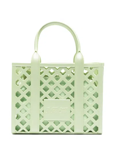 Marc Ellis Flat Plot Logo-patch Tote Bag In Green