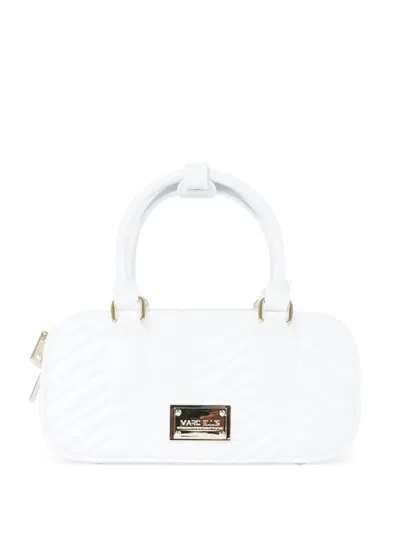 Marc Ellis Flat Soho Quilted Tote Bag In White
