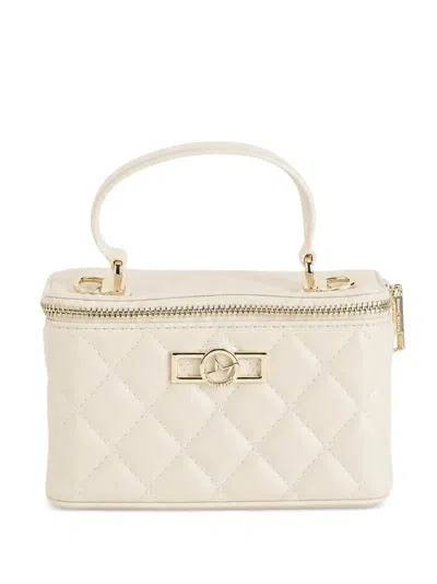 Marc Ellis Flat Sunkiss Quilted Mini Bag In Nude