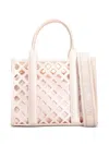 Marc Ellis Flat-plot Tote Bag Mit Cut-out In Pink