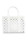 Marc Ellis Flat-plot Tote Bag Mit Cut-out In White
