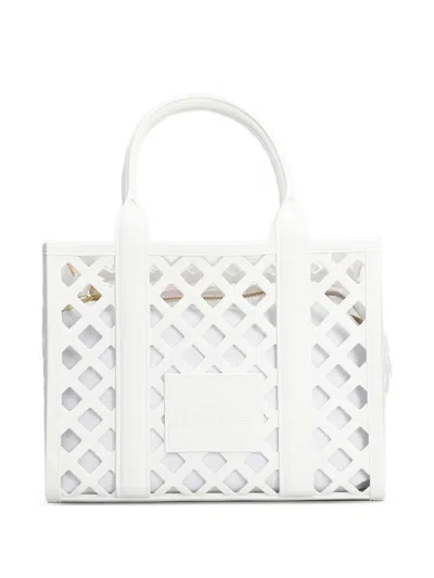 Marc Ellis Flat-plot Tote Bag Mit Cut-out In White