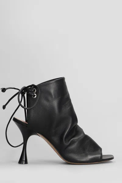 Marc Ellis High Heels Ankle Boots In Black
