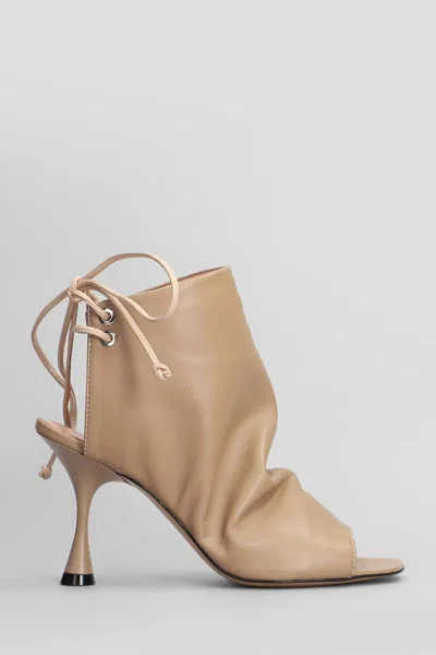 Marc Ellis High Heels Ankle Boots In Brown