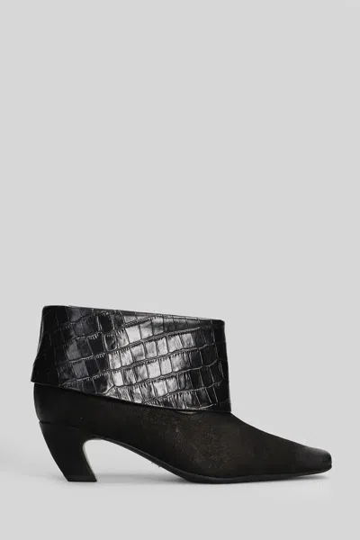Marc Ellis High Heels Ankle Boots In Black