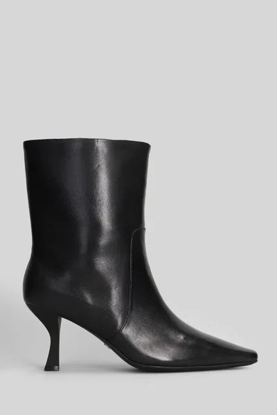 Marc Ellis High Heels Ankle Boots In Black