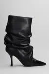 Marc Ellis Samba Small High Heels Ankle Boots In Black