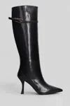 Marc Ellis 90mm Buckle-detail Boots In Black