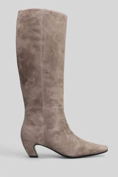Marc Ellis High Heels Boots In Gray