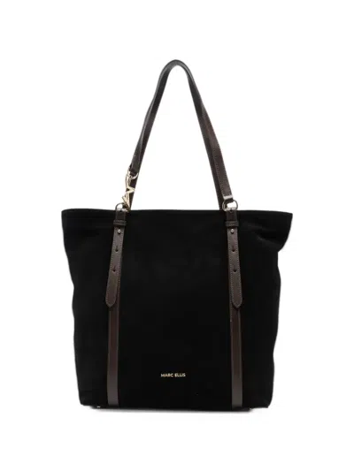 Marc Ellis Huda Suede Shoulder Bag In Red