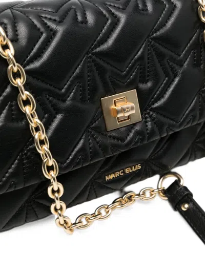 Marc Ellis Katelyn Quilted Shoulder Bag In Black