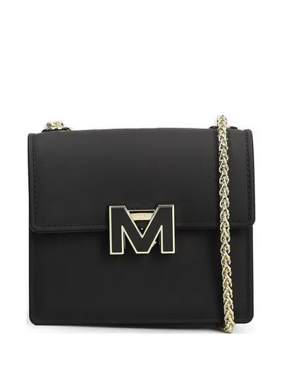 Marc Ellis Kleine Flat Supermee Schultertasche Mit Kette In Black