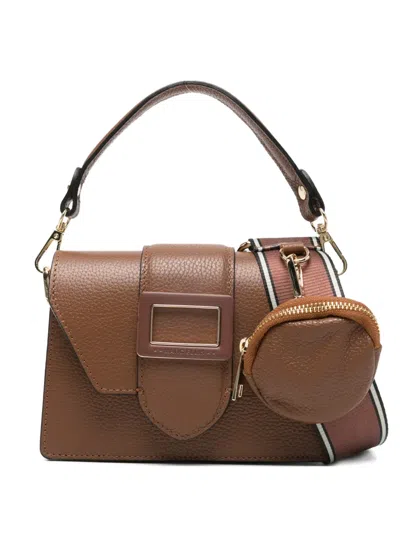 Marc Ellis Kourtney Buckle-detail Tote Bag In Brown