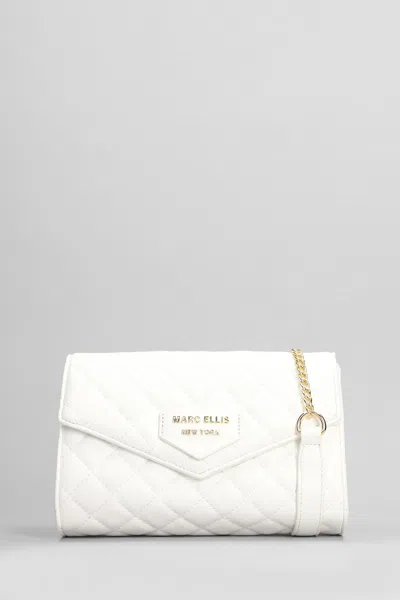 Marc Ellis Leos Shoulder Bag In White Leather
