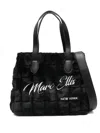 Marc Ellis Quilted Top-handles Shoulder Bag In Black