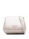 Marc Ellis Logo-detail Cross Body Bag In Neutral