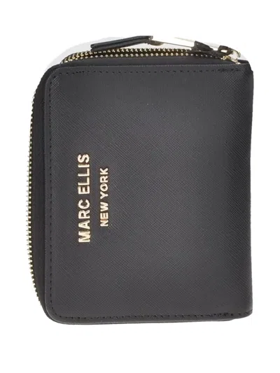 Marc Ellis Logo-detail Wallet In Black