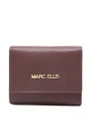 Marc Ellis Logo-plaque Leather Wallet In Brown