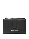 Marc Ellis Logo-plaque Wallet In Black
