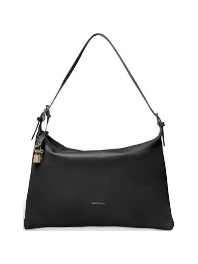 Marc Ellis Logo Shoulder Bag In Black