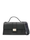 Marc Ellis Logo-strap Satchel Bag In Black