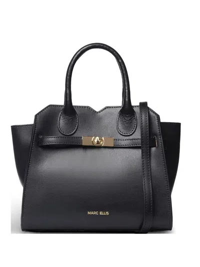 Marc Ellis Logo-detail Tote Bag In Black