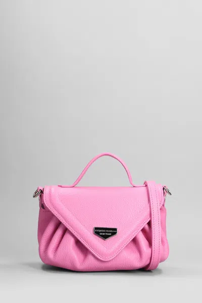 Marc Ellis Loly Do Shoulder Bag In Rose-pink Leather