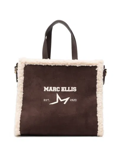 Marc Ellis M Buck Buckskin Tote Bag In Brown