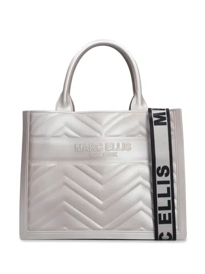 Marc Ellis M Flat Buby Wave Tote Bag In Neutrals