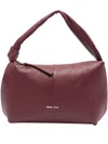 Marc Ellis Medium Angie Leather Tote Bag In Burgundy