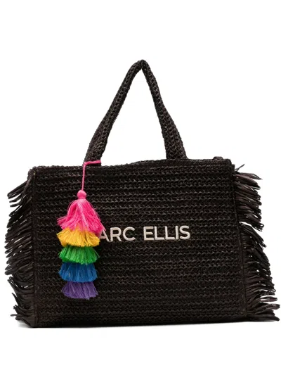 Marc Ellis Medium Buby S. Claire Fringed Tote Bag In Brown