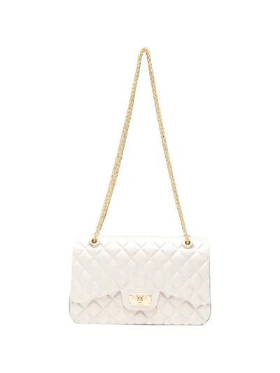 Marc Ellis Medium Flat Falco 27 Shoulder Bag In White