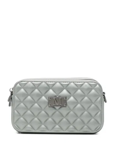 Marc Ellis Mini Flat Molly Quilted Crossbody Bag In White
