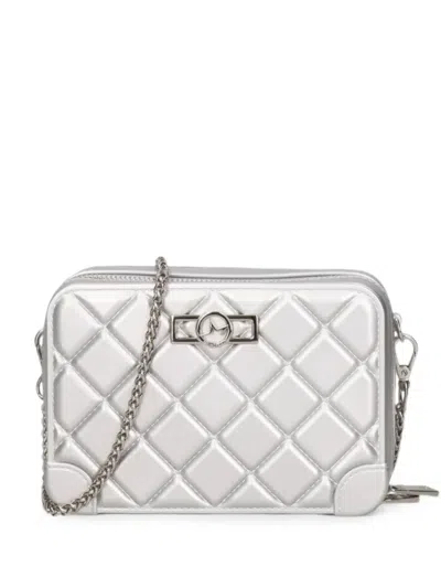 Marc Ellis Mini Flat Panda 26 Shoulder Bag In Silver