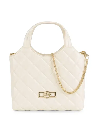 Marc Ellis Mini Flat Teen Tote Bag In White