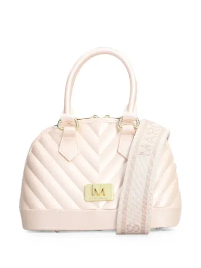 Marc Ellis Mini S Flat Maya Tasche Mit Chevron-steppung In Pink
