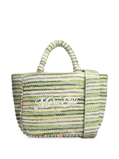 Marc Ellis Mittelgrosse Buby S Schultertasche Mit Perlen In Brown