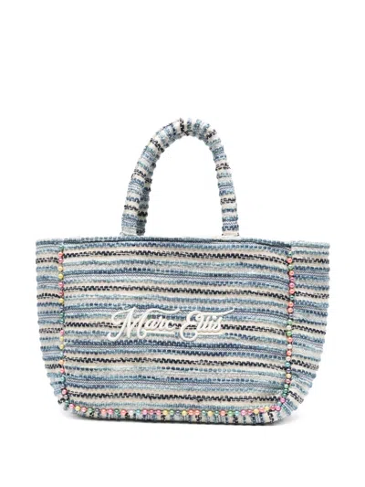 Marc Ellis Mittelgrosse Buby Tote Bag Mit Streifen In Blue