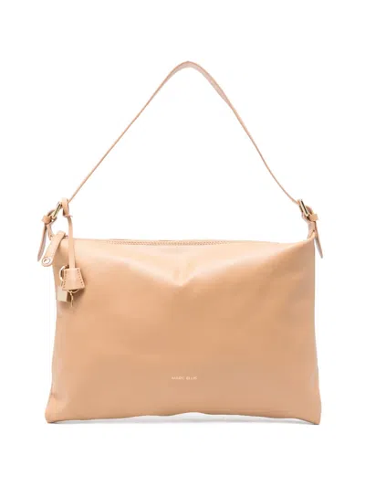 Marc Ellis Nevada Padlock-detail Shoulder Bag In Neutral