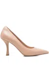 Marc Ellis Pointed Heeled Pumps In Pink