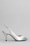 Marc Ellis Metallic-effect Slingback Pumps