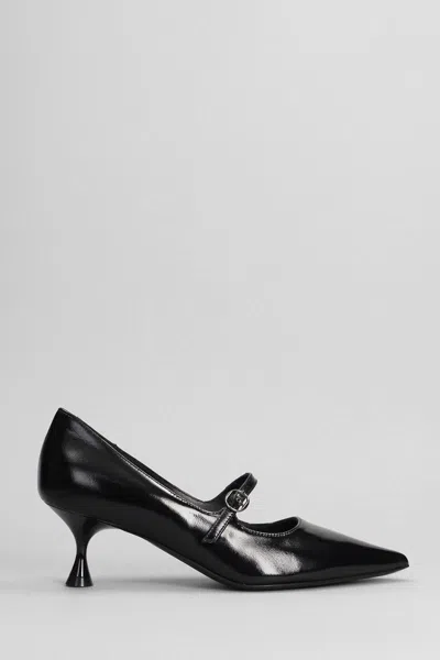 Marc Ellis Pumps In Black Leather In Black