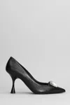 Marc Ellis Pumps In Black Leather In Black