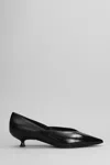 Marc Ellis Pumps In Black Leather In Black