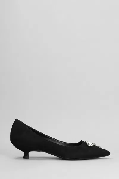 MARC ELLIS PUMPS IN BLACK SUEDE