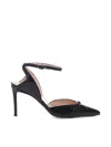 Marc Ellis Pointed High-heeled Sandals In Black