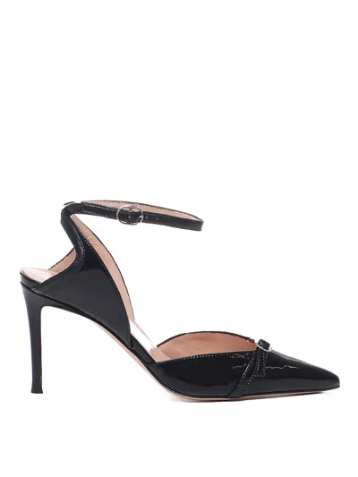 Marc Ellis Pointed High-heeled Sandals In Black